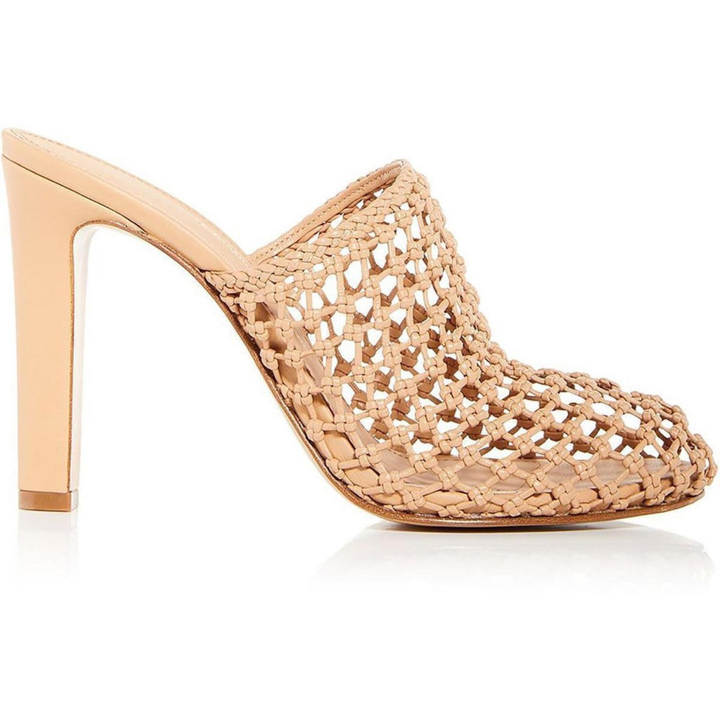 NEW Salvatore Ferragamo Ellas X5 Evening Woven Heels, Clogs Size 6 Retail $1,050