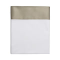Hudson Park Collection Italian Cuff Flat Sheet, NWT, Queen