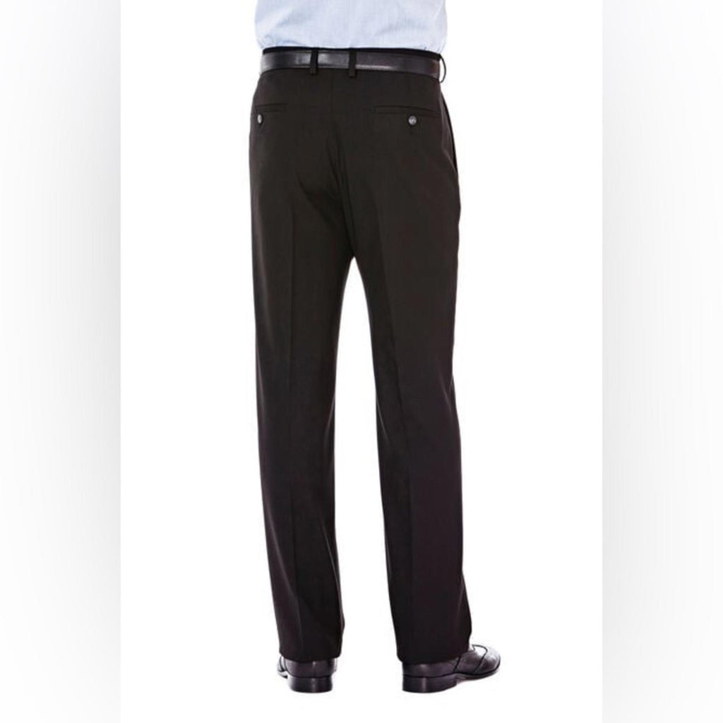 J.M. Haggar Premium Stretch Suit Pant - Flat Front, Black Size 32W 32L New w/Tag