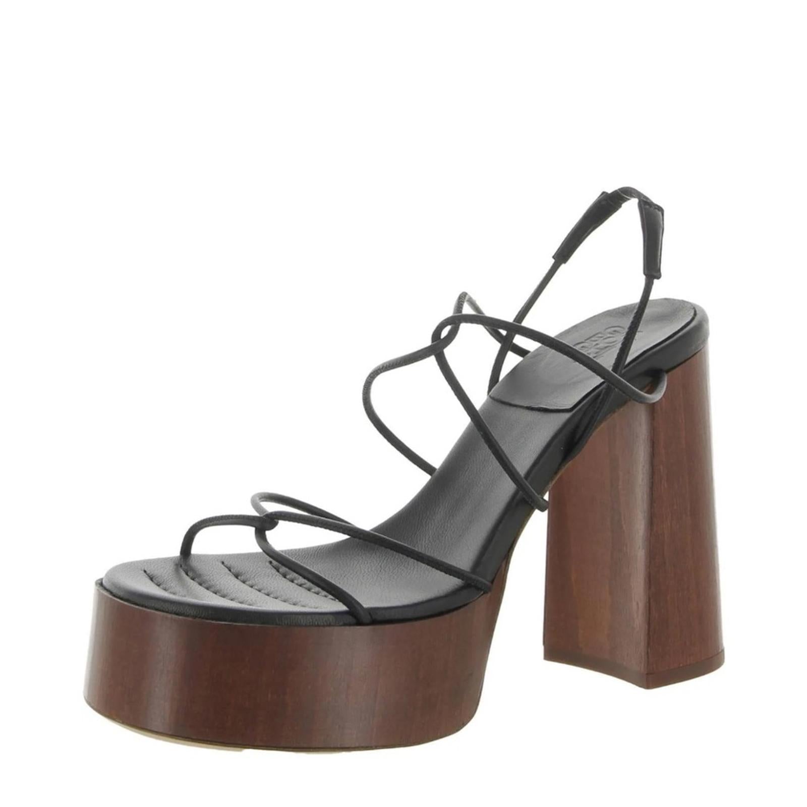 Gia Borghini X RHW Rosie Strappy Platform Sandals