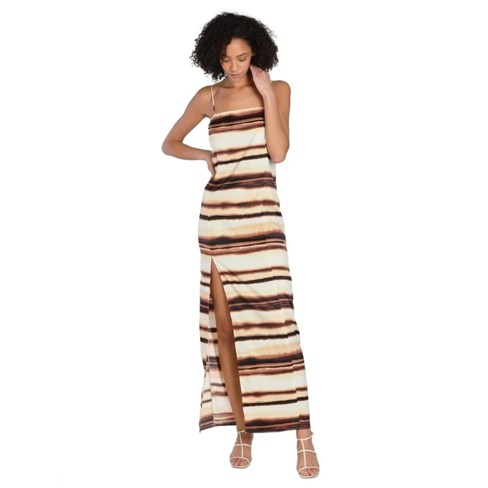 New BAR III x Nicole Williams English Printed Apron Dress, Size XXS New w/Tag
