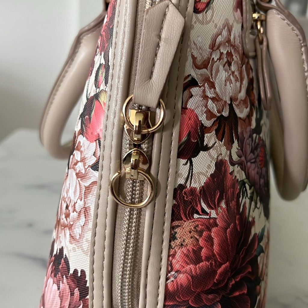 Giani Bernini Floral Saffiano Medium Dome Satchel, NEW
