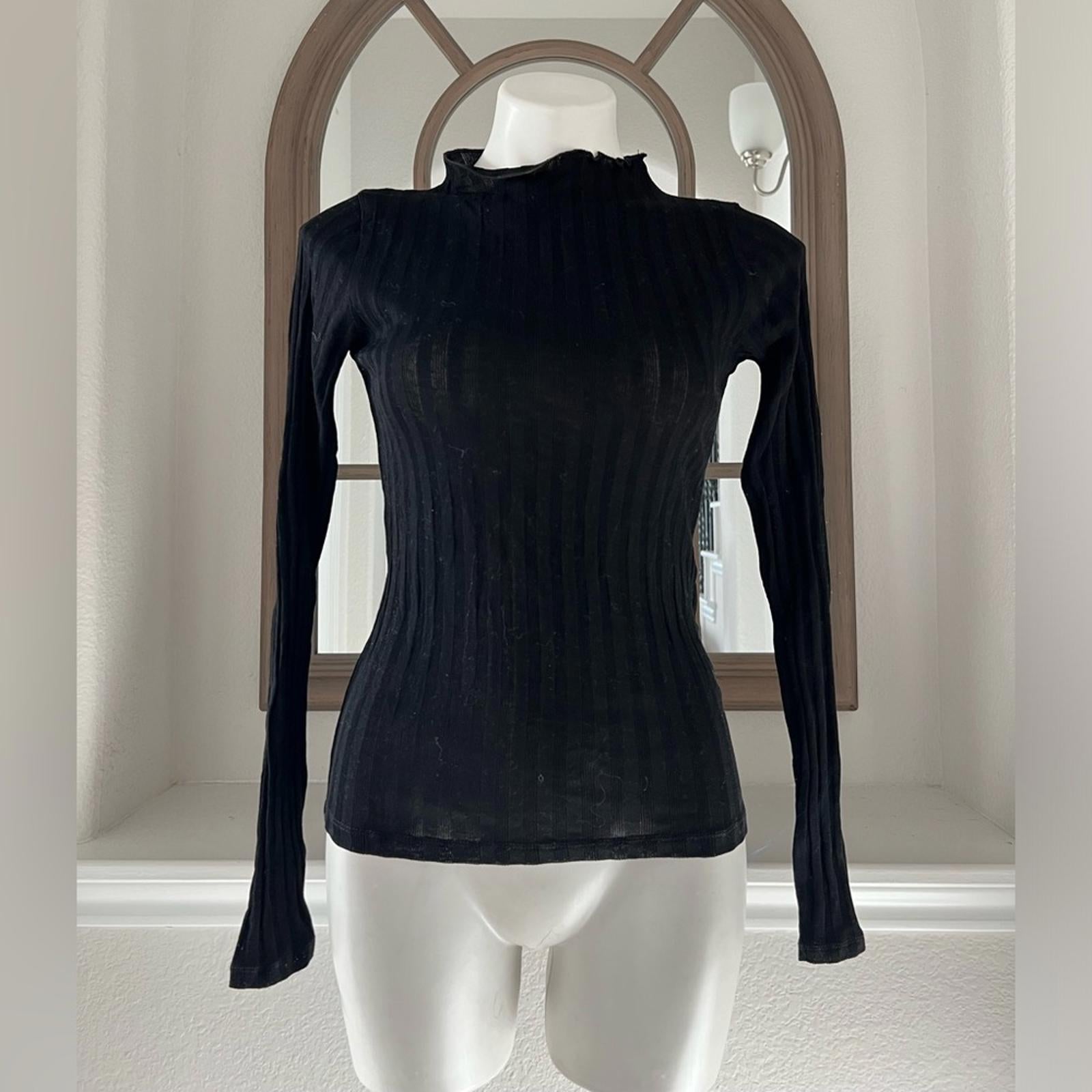 Vince Ribbed Top Sweater, Size S New w/Tag