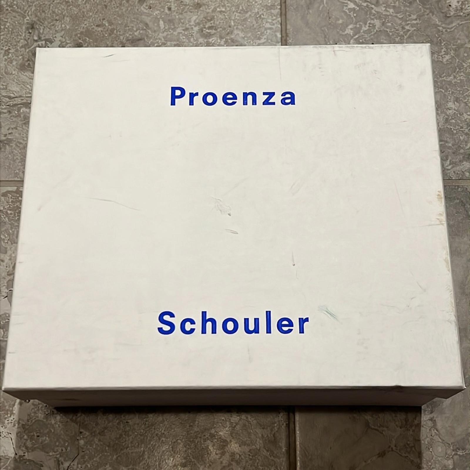 Proenza Schouler CA/SH Shearling Booties in Black, Size 38 NEW in Box + DustBag