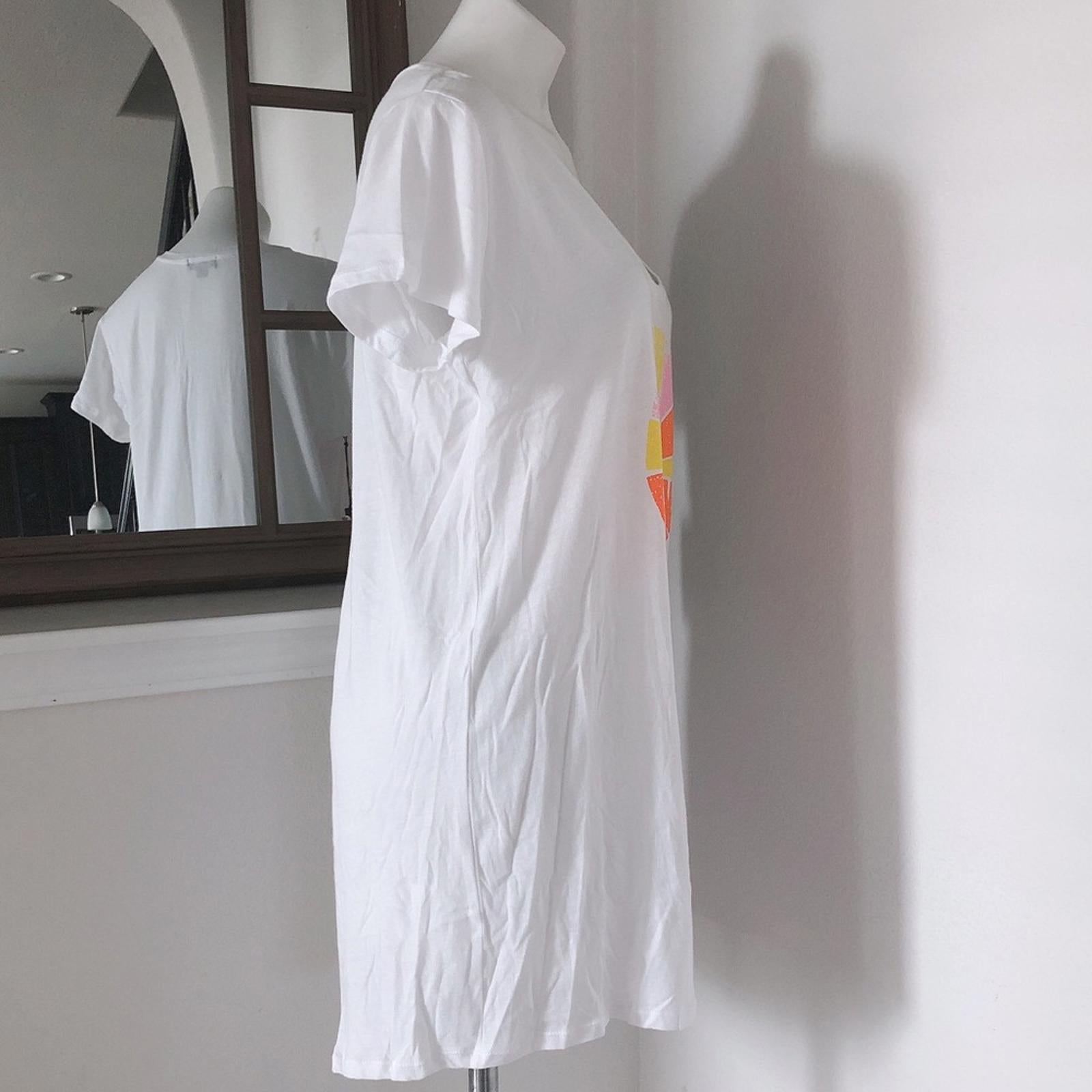 Wildfox Sun Scoop Neck Swim Coverup in White, Dress Beach Size M New w/Tag