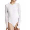 ATM Anthony Thomas Melillo Long-Sleeve Bodysuit in White, Size L New w/Tag $195