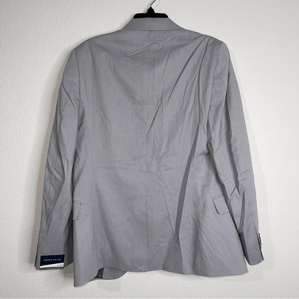 Perry Ellis Premium Men’s Alloy Slim Fit Stretch Tech Suit, Size 36 R NWT $225