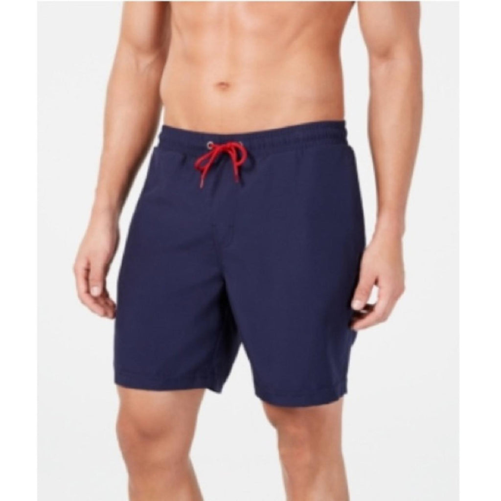 Club Room YELLOW Quick-Dry Performance Solid 7" Inseam Swim Trunks, Size S NWT