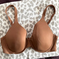 Ambrielle Full Figure Everyday Full Coverage Bra, Brown, Size 40D