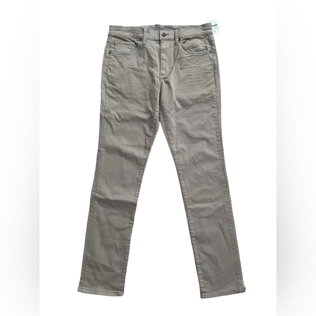 JOE'S JEANS Slim Fit Khaki French Terry Jeans, Size 32 New w/Tag Retail $179