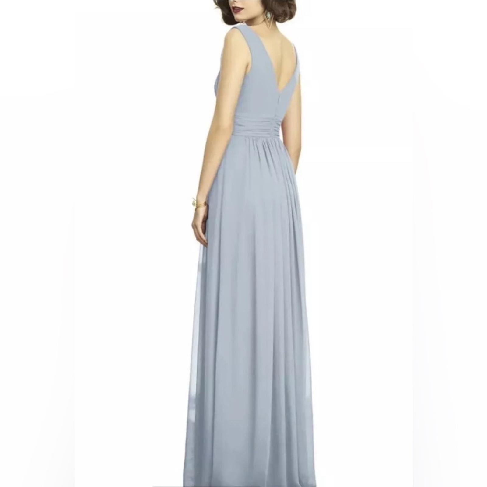 NEW Dessy Collection Surplice Ruched Chiffon Gown, Size 16, New w/o Tag $273