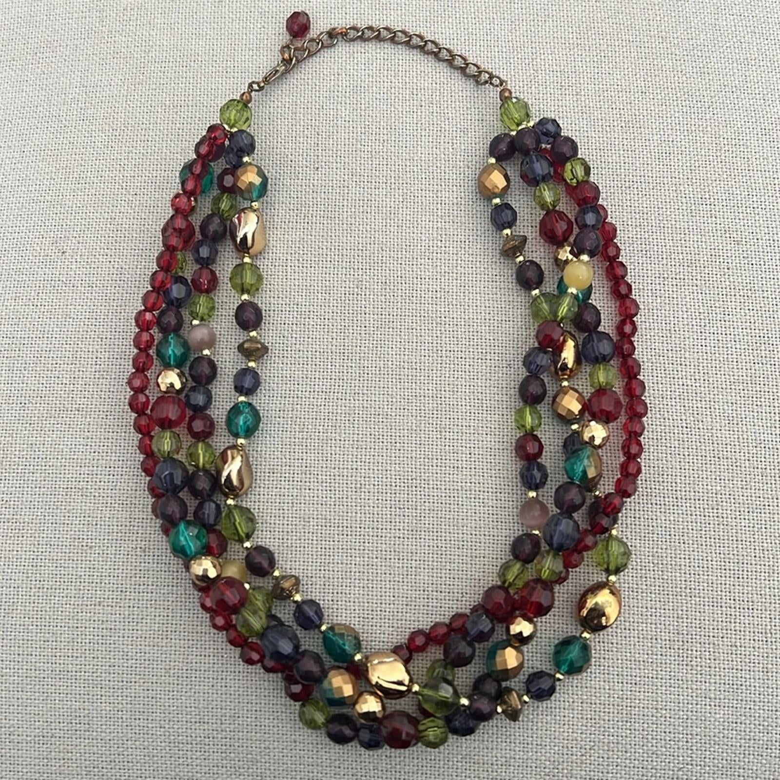 Beaded Necklace, Multicolor