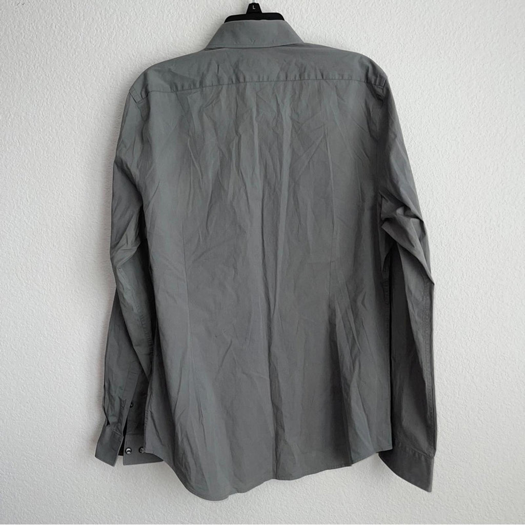 EXPRESS Fitted Fit Casual Shirt w/Strap on Sleeves, Size L (16-16.5) EXCELLENT!