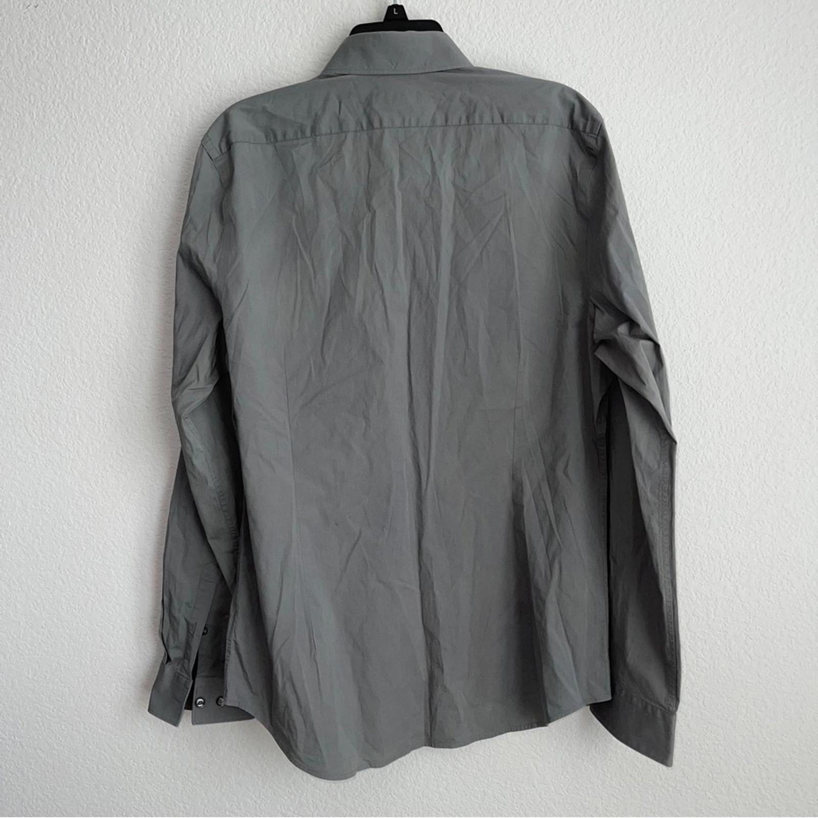 EXPRESS Fitted Fit Casual Shirt w/Strap on Sleeves, Size L (16-16.5) EXCELLENT!