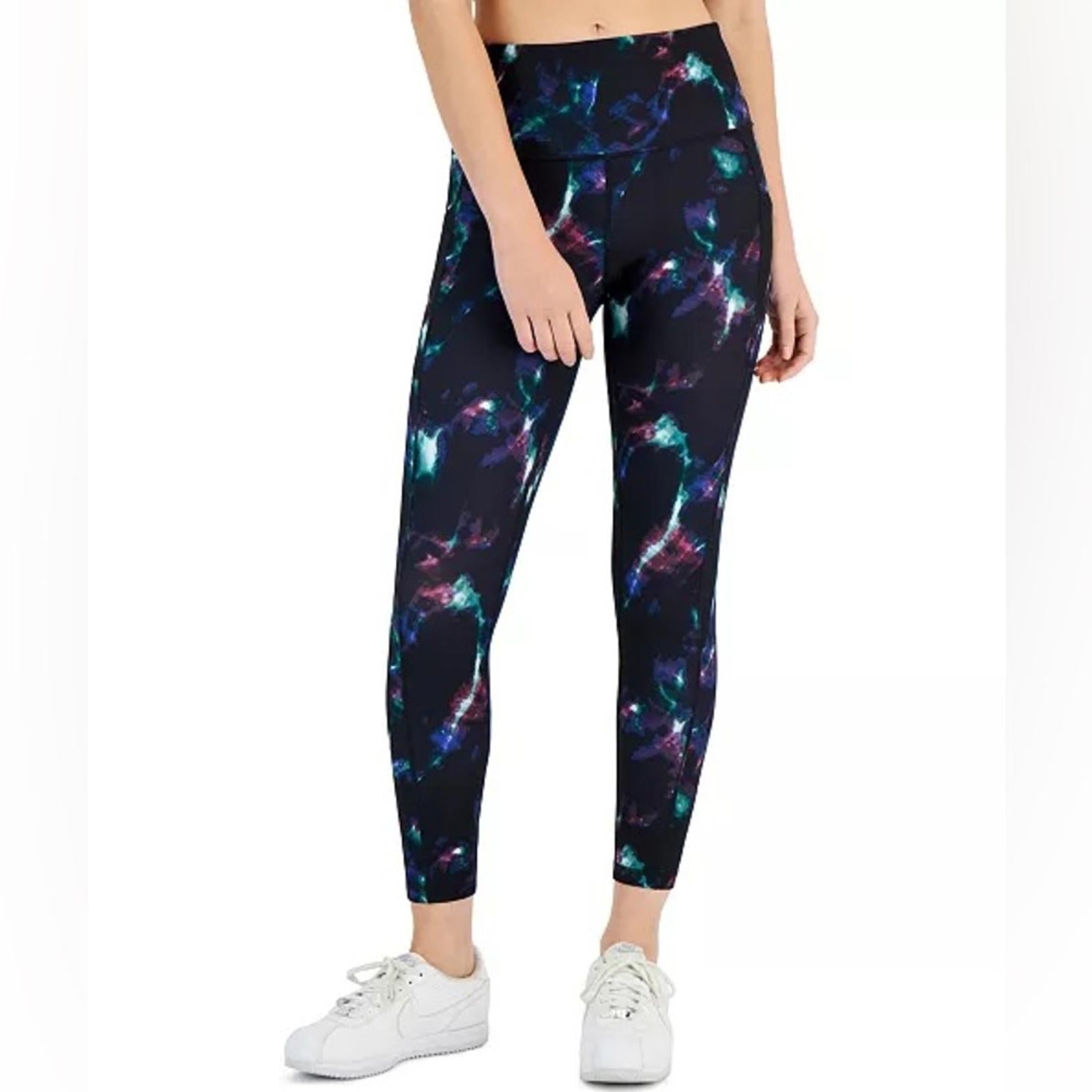 ID Ideology Celestial Sky 7/8 Leggings, Cropped Plus Size 1X New w/Tag