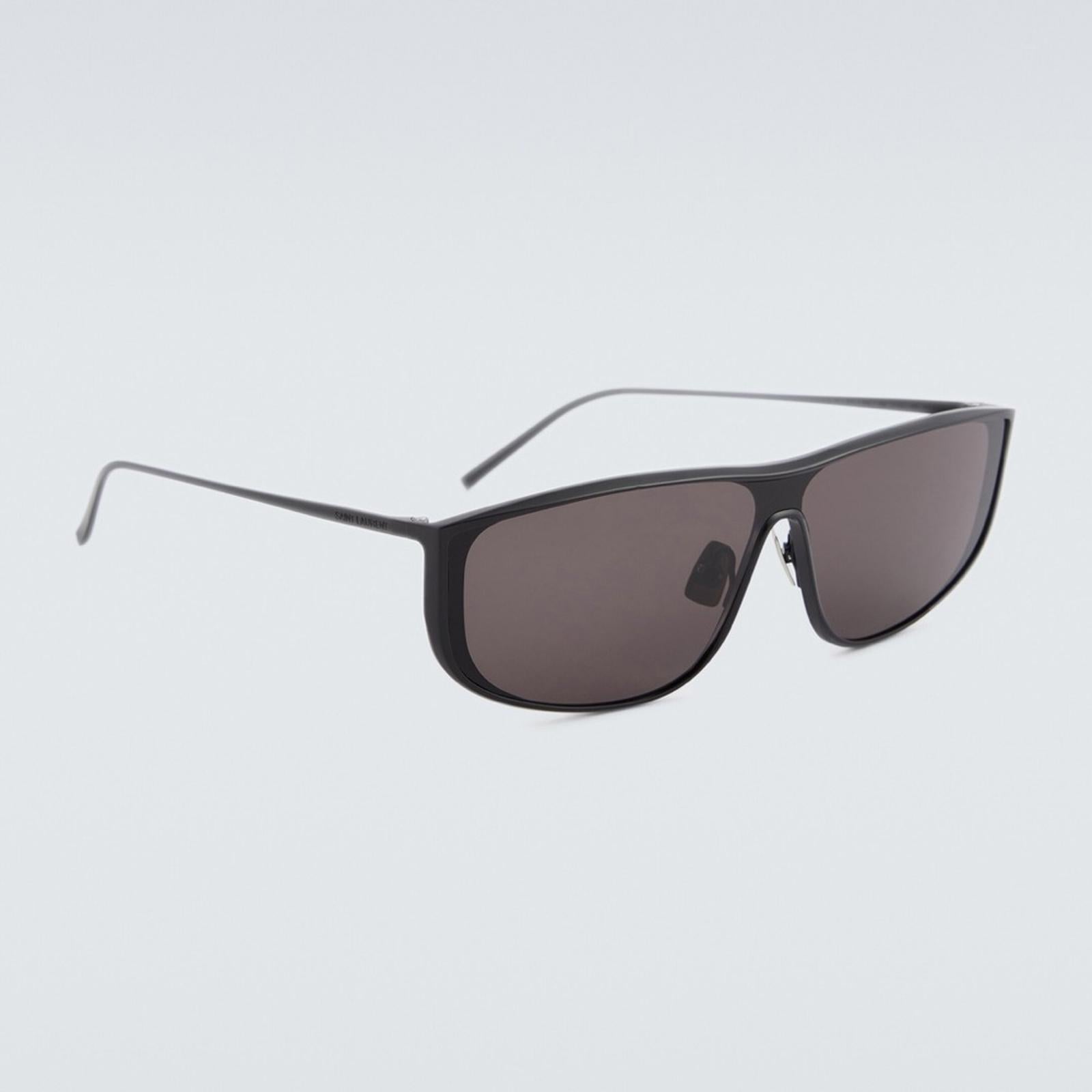 Saint Laurent 605 Luna Rectangular Sunglasses -002 99 S NEW w/Tag $740