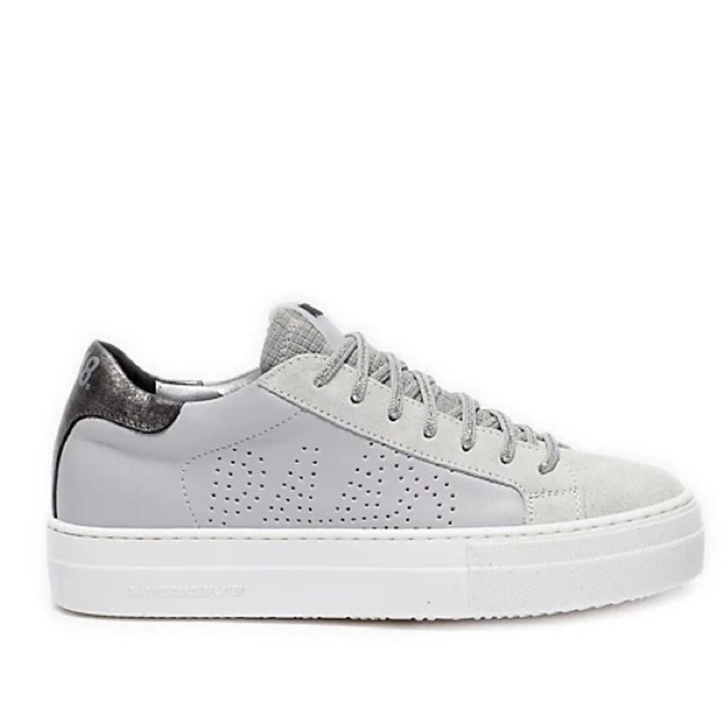 P448 Thea Low Top Leather Lace-Up Platform Sneakers Size 40(9/9.5) NEW w/o Box