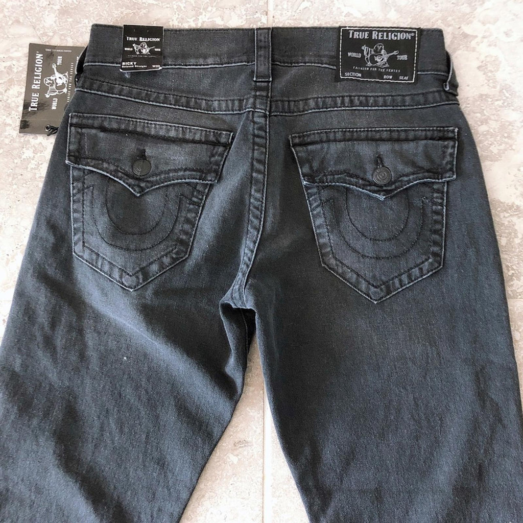 NEW True Religion Men’s Ricky Straight Leg Jeans, Size 30 New w/Tag Retail $159