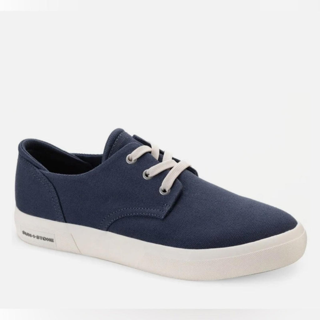 Sun+Stone Little Boys Kiva Lace Up Core Sneakers in Navy Blue Size 1 New in Box