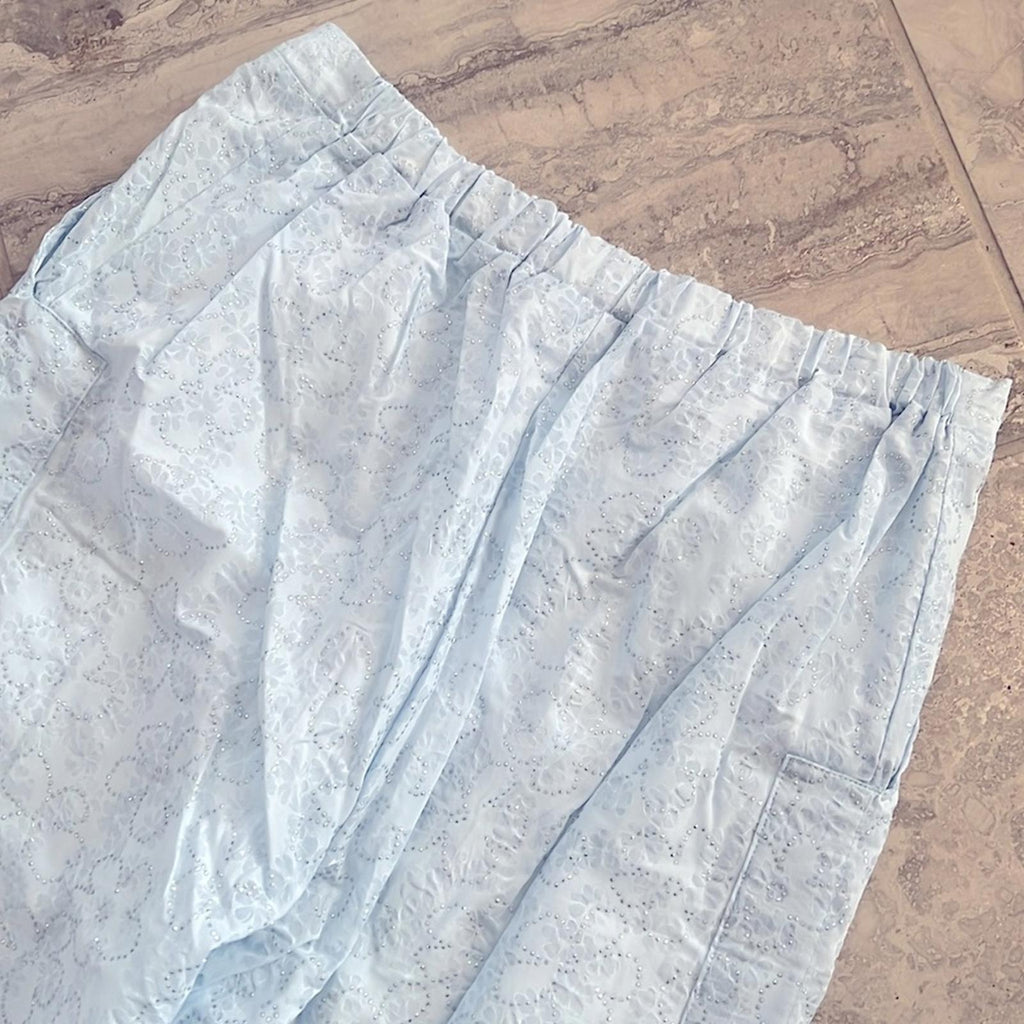 New KOCH Jules Pants Sky Bloom, Size L New w/Tag Retail $420