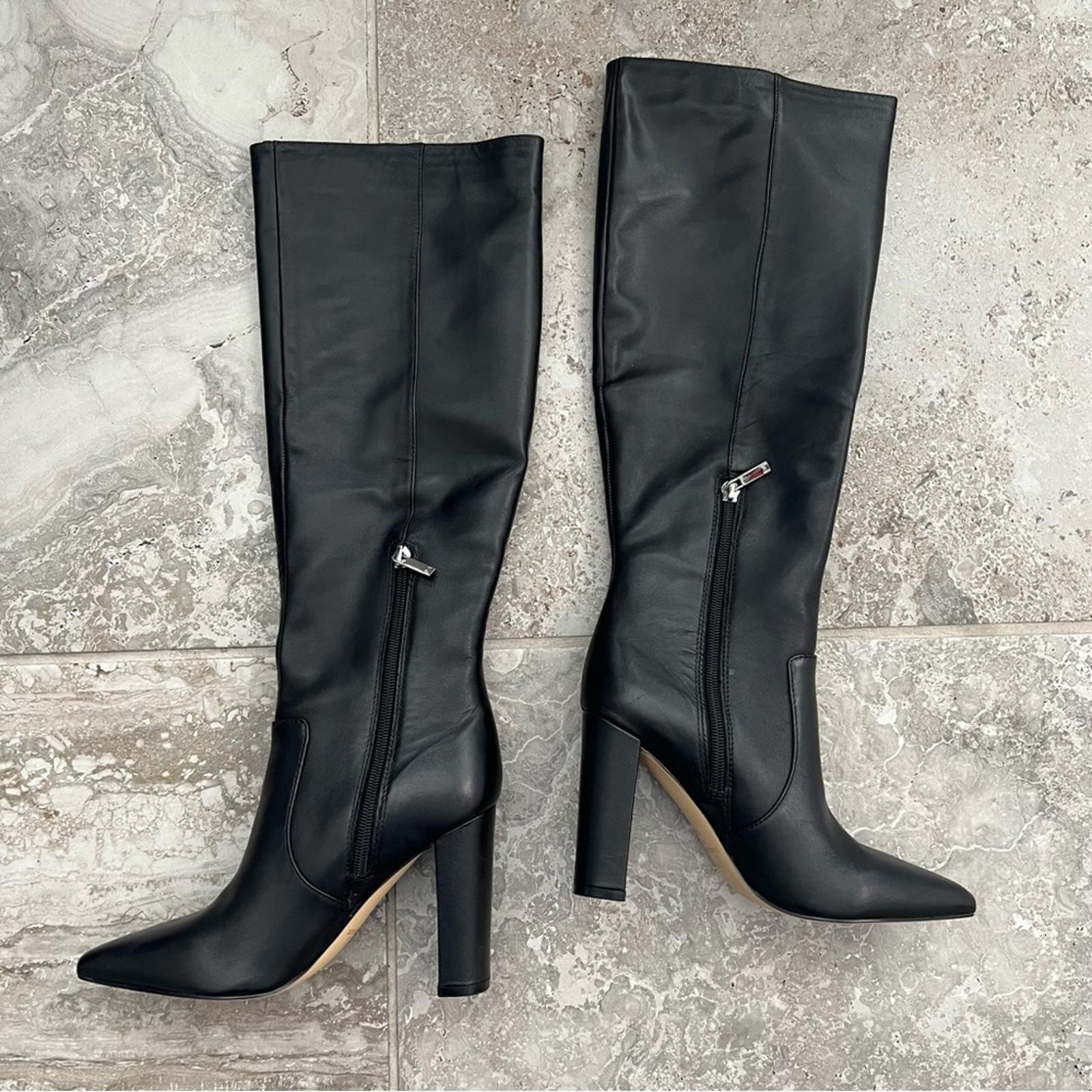 Marc Fisher LTD. Giancarlo Heeled Boots Black, Size 5.5 New in Box $299
