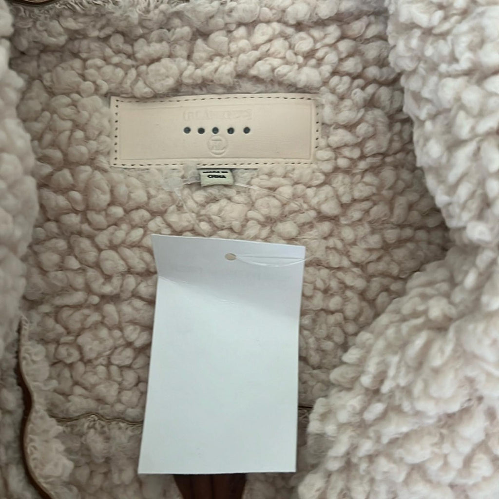 Blank NYC Faux Shearling & Faux Leather Jacket, Rainmaker Size XL New w/Tag