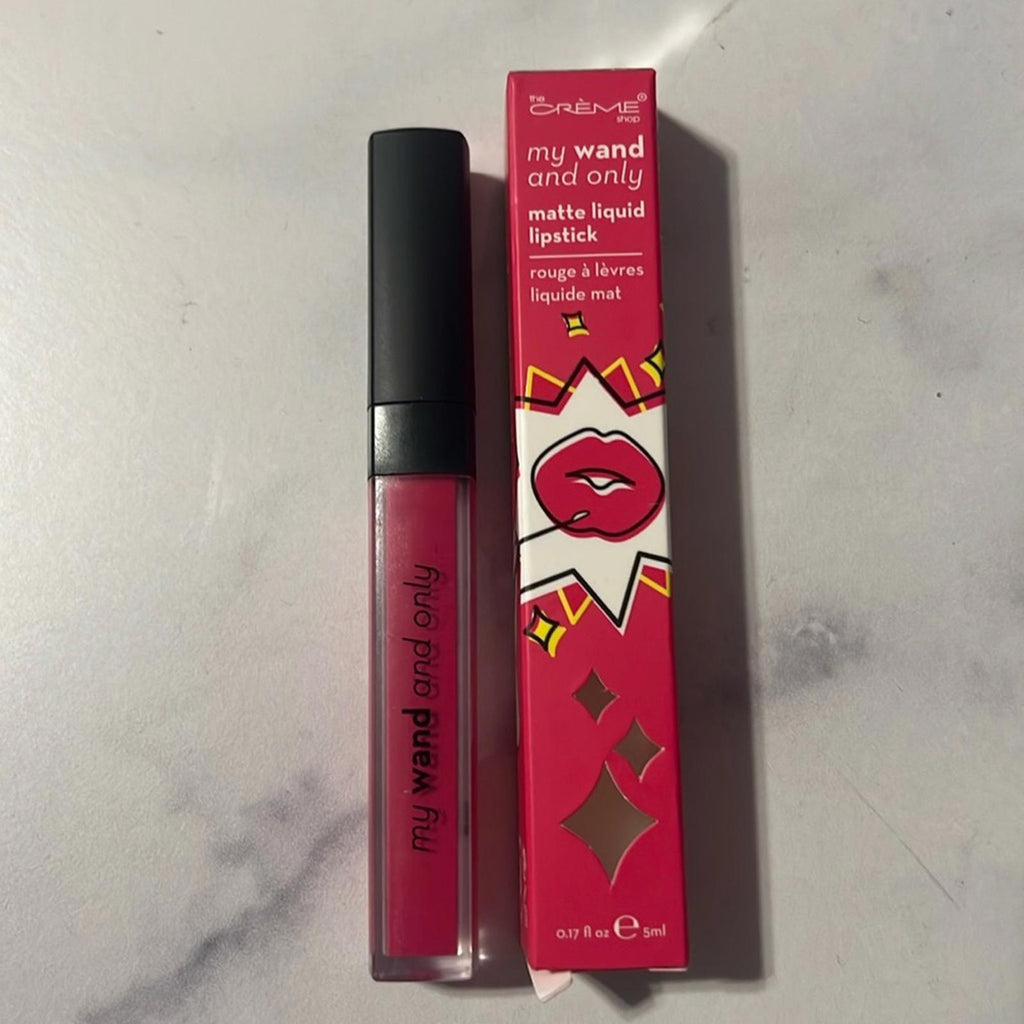 The Crème Shop My Wand & Only Matte Liquid Lipstick in Extra Sprinkle/Hot Pink