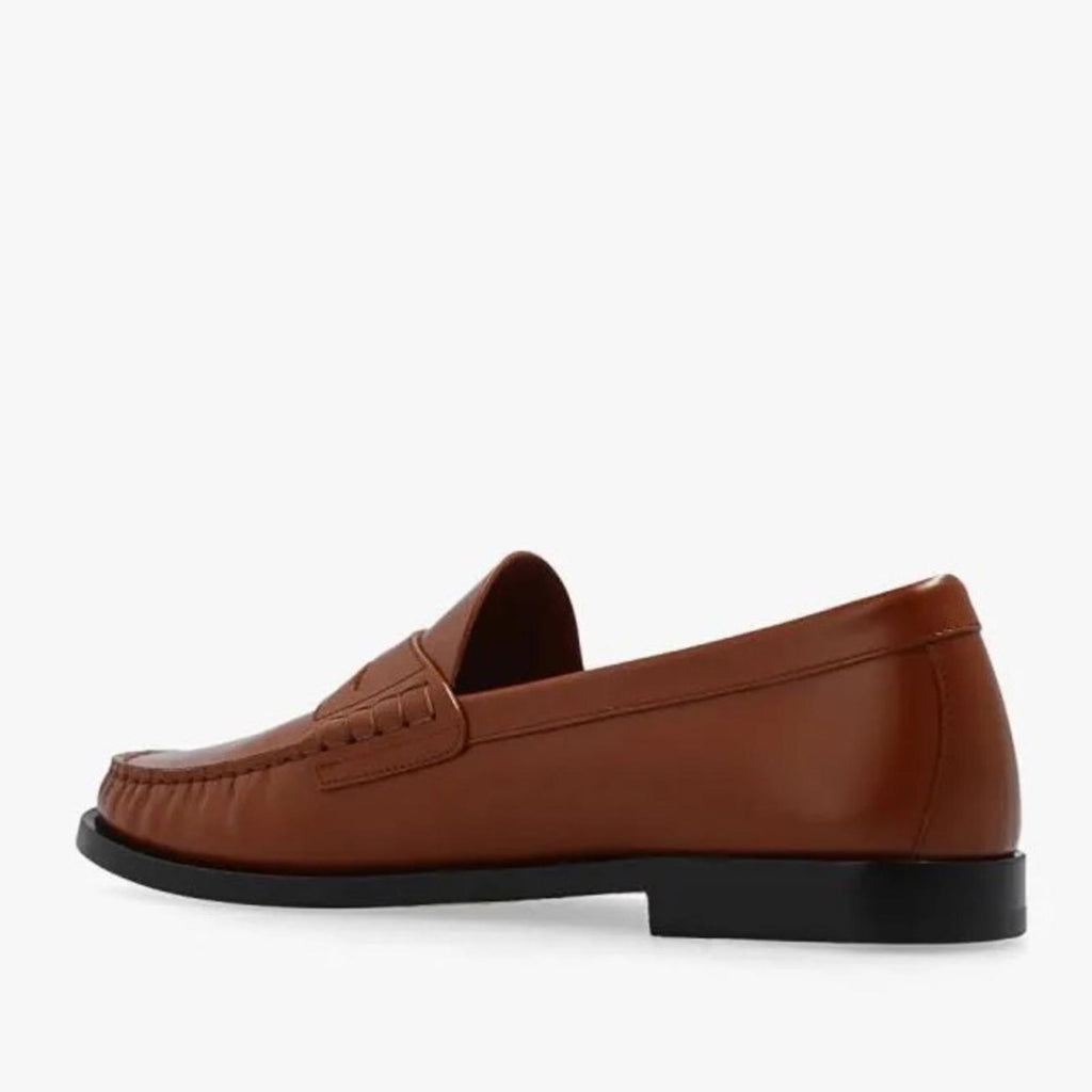 Burberry Brown Coin Loafers in Warm Oak Brown, Size EU42 UK8 US9 New w/Dust Bag