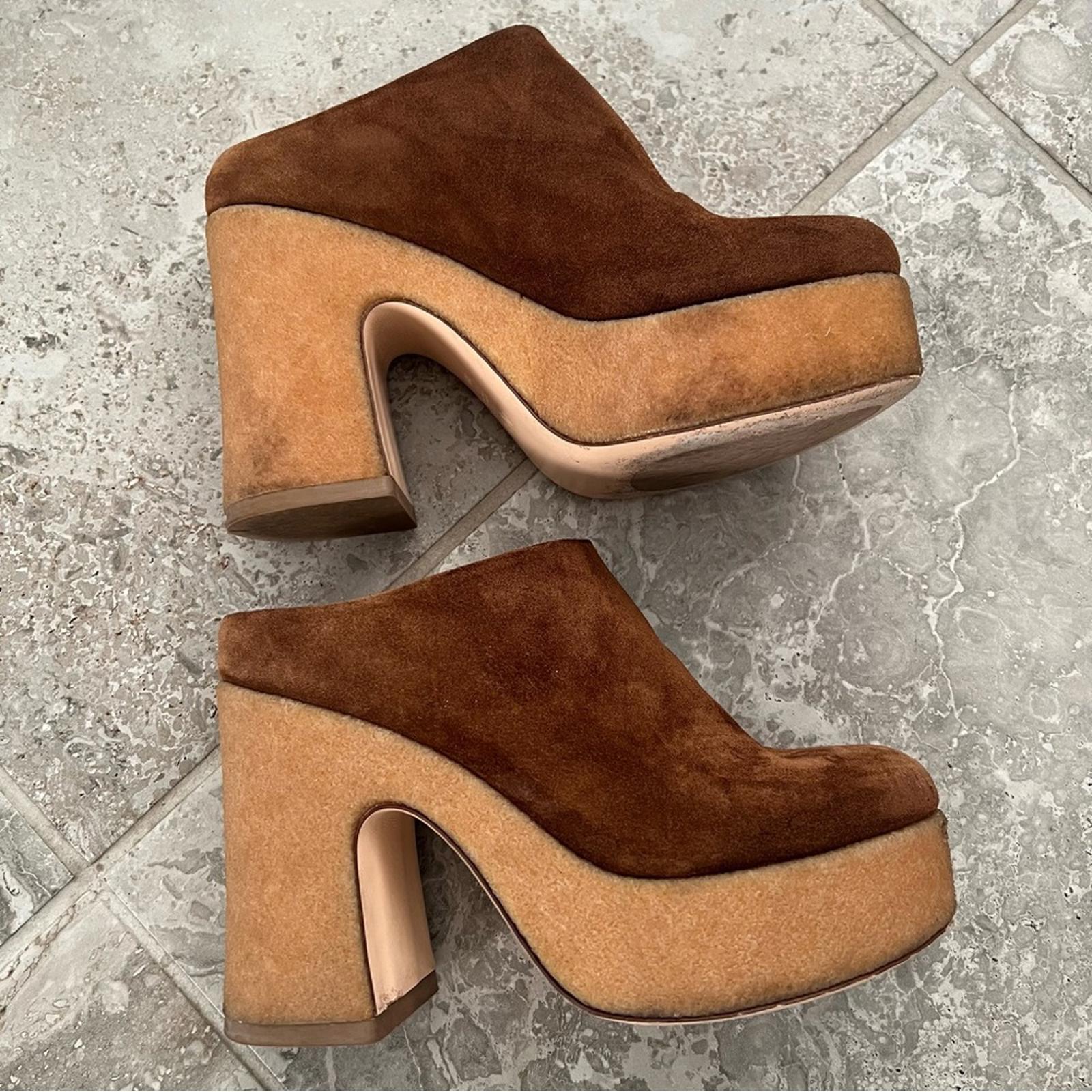 AGL Sista Mule - Cognac Size 38.5 Retail $545