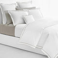 Lauren Ralph Lauren Spencer Duvet Cover in White/Soft Grey, Queen NEW w/Tag $335