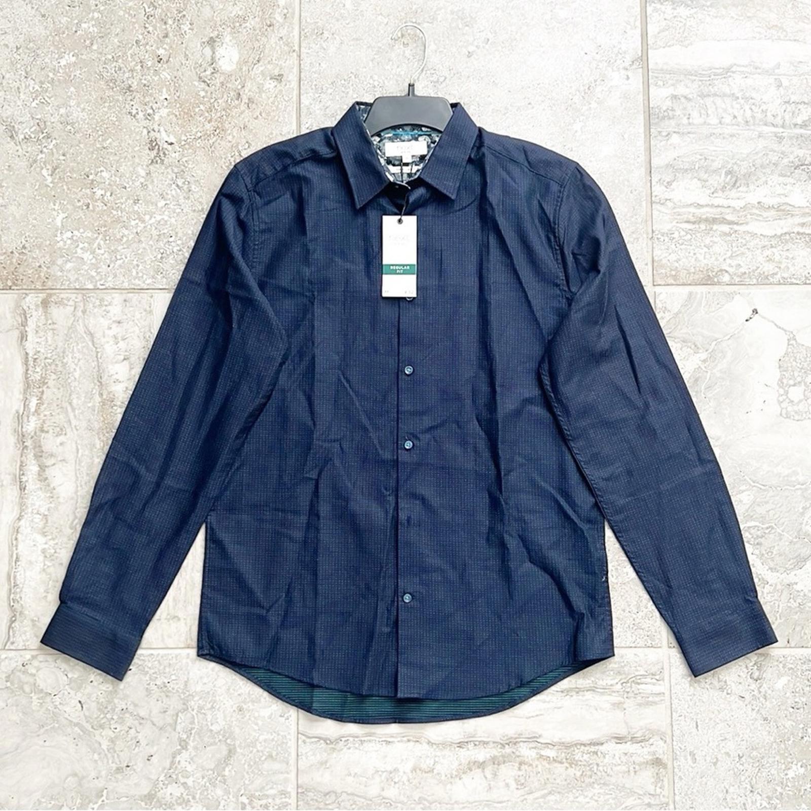 NWT next Regular Fit Men’s Dress Shirt, Navy Size M New w/Tag Retail £32