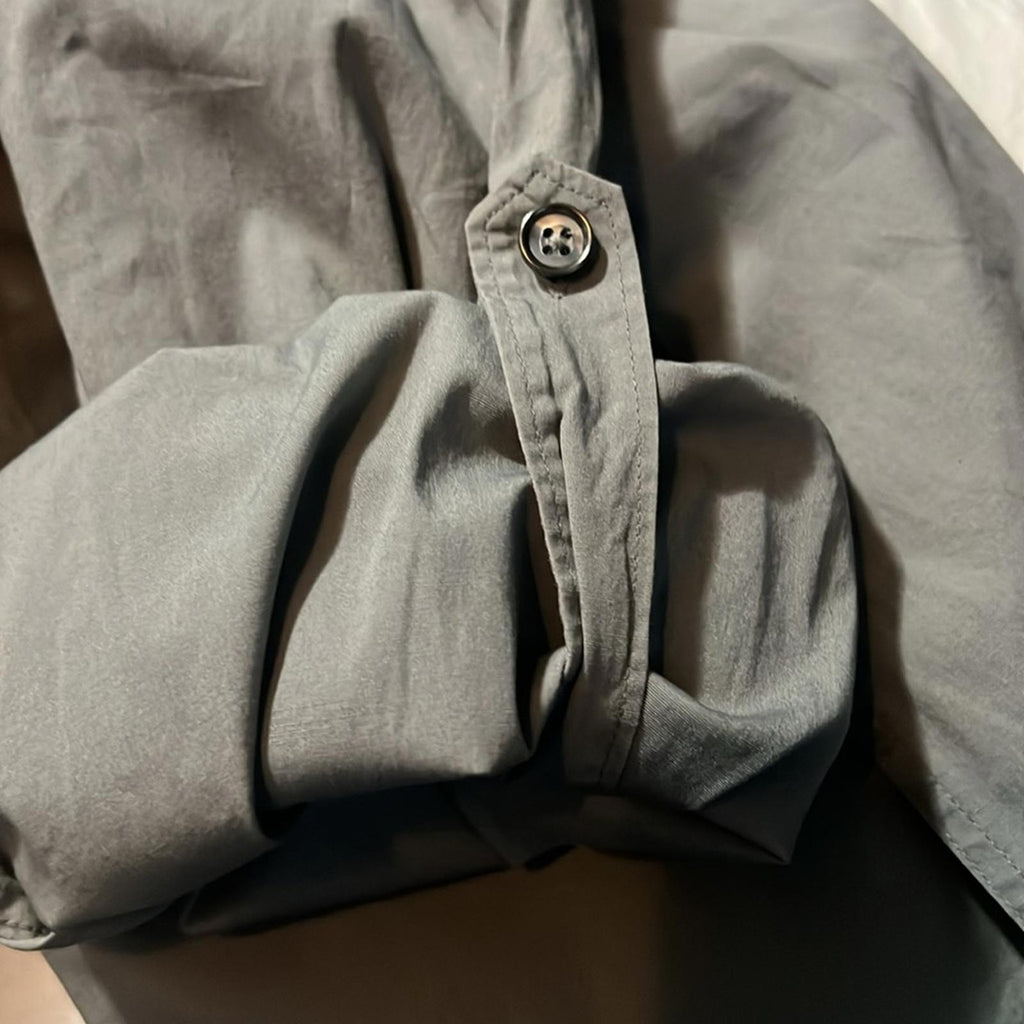 EXPRESS Fitted Fit Casual Shirt w/Strap on Sleeves, Size L (16-16.5) EXCELLENT!
