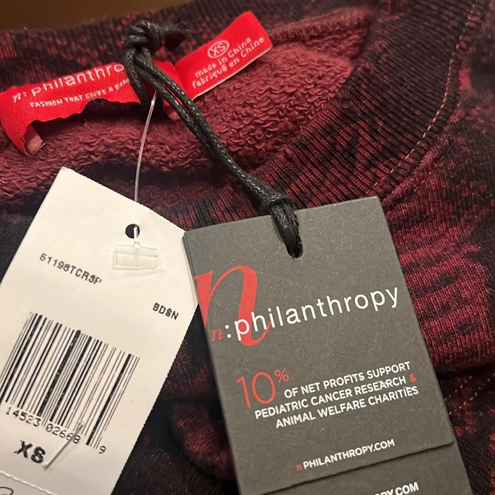 N:Philanthropy Women’s Olympia Sweatshirt, Size S New
 XS New w/Tag