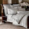 Ralph Lauren Home Organic Cotton Bethany Jacquard Silver Queen Duvet Cover, NWT