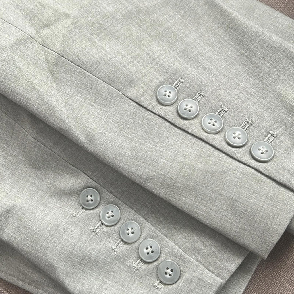 WhoWhatWear Audrey Layered Blazer in Stone Sage Green Size XL New w/Tag $228
