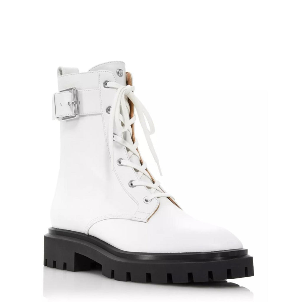 Stuart Weitzman Ultra Lug Sole Buckle Combat Boots Size 40/9.5 NEW in Box $695