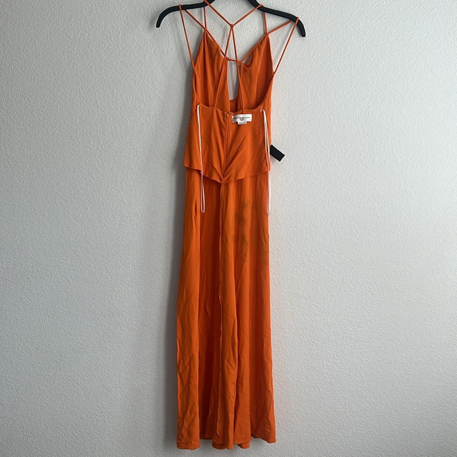 Victoria Beckham Dress in Burnt Orange, Size UK8 US4 Retail $1350