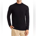 NN07 Harry Mock Neck Sweater in Black, Size S NEW w/Tag $185