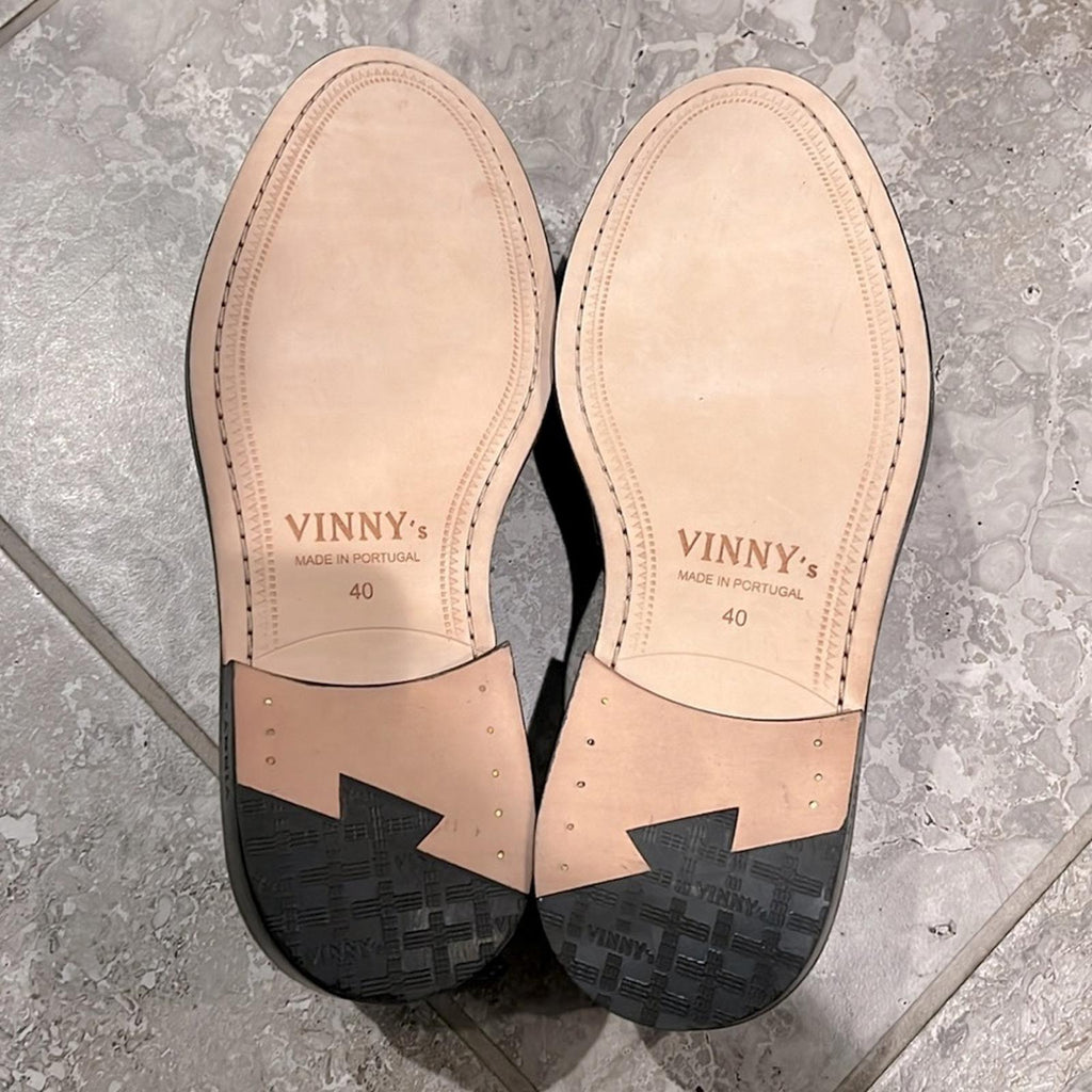 Vinny’s Townee Penny Loafers in Brown, Men's Size 40 New in Box