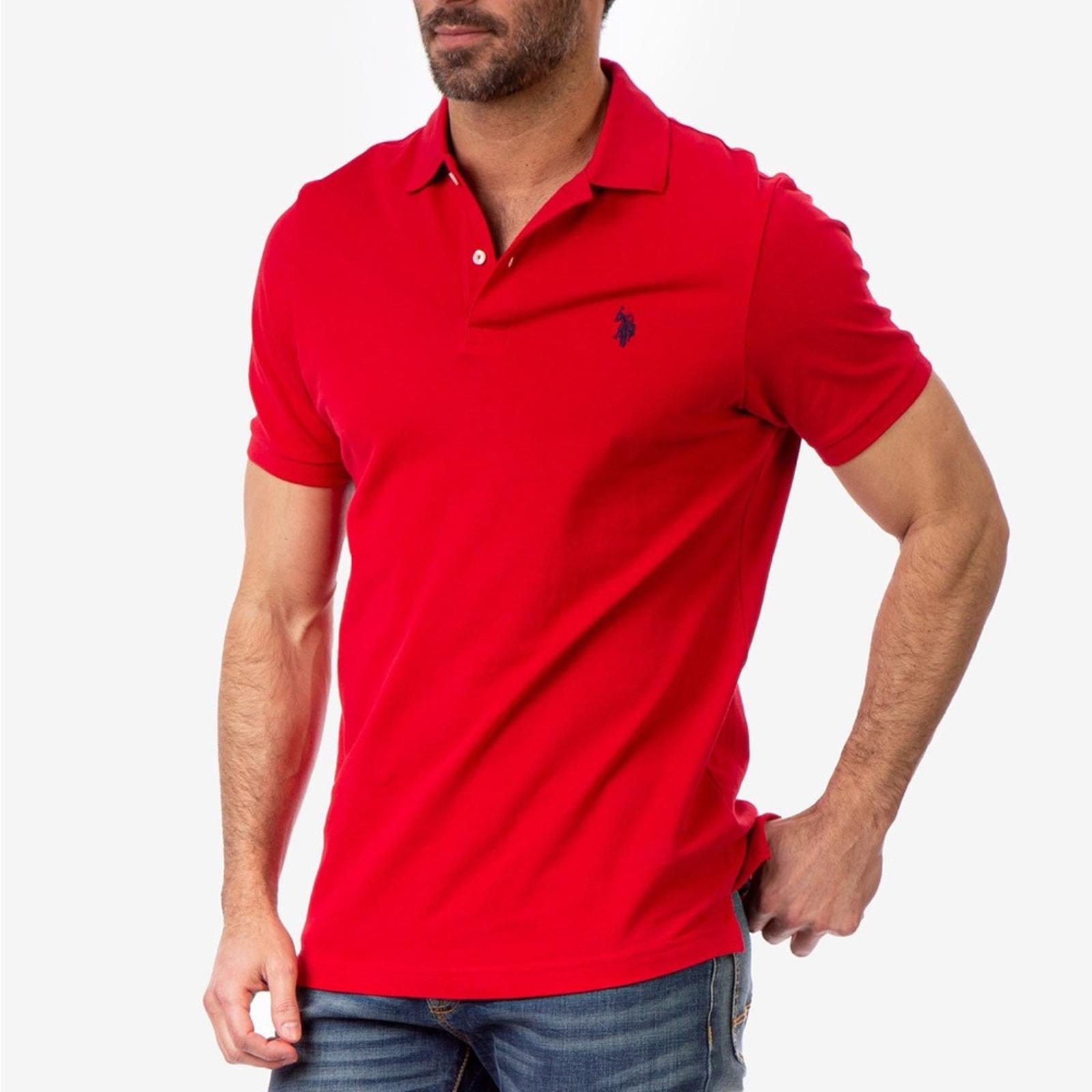 U.S. Polo Assn. Regular Fit Short Sleeve Polo Shirt in Red, Size XXL EXCELLENT!