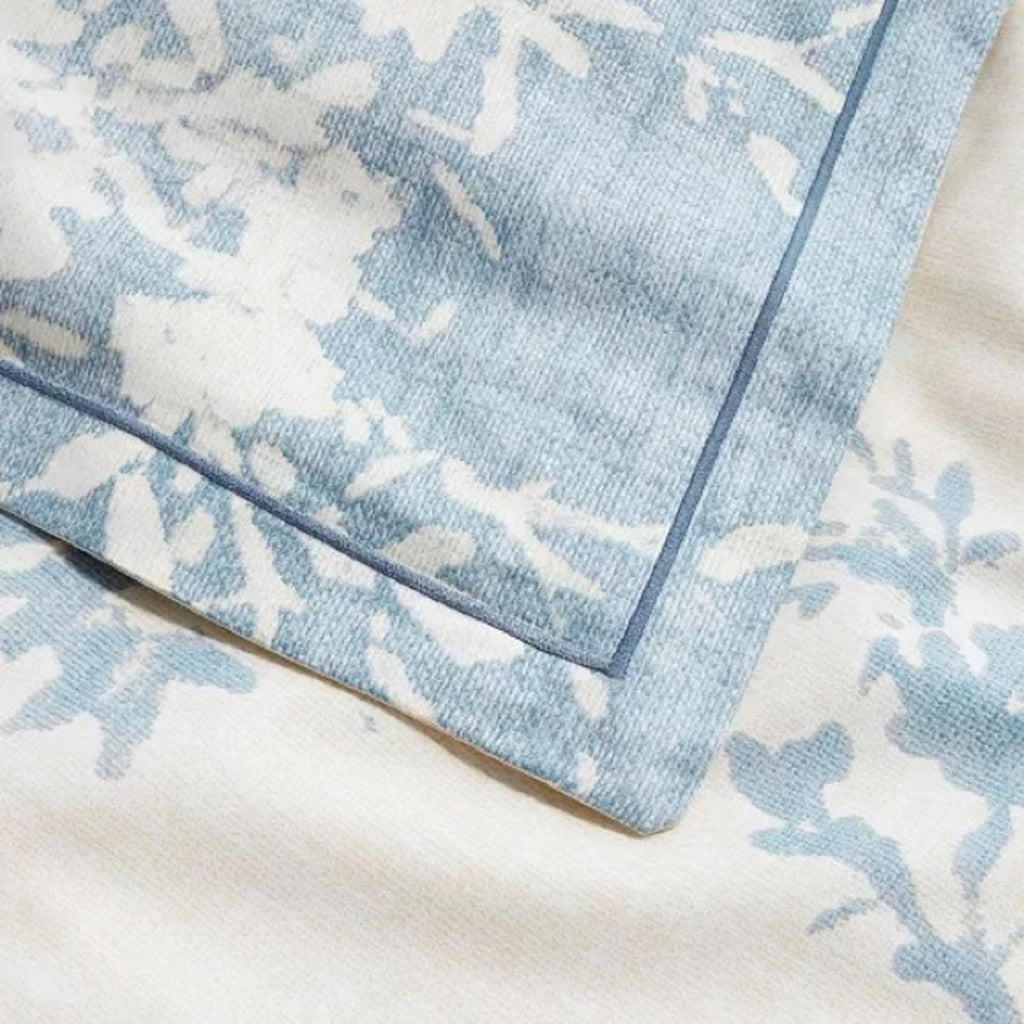 Lauren Ralph Lauren Eva Comforter in Cream Blue, Full/Queen, Open Box - NEW