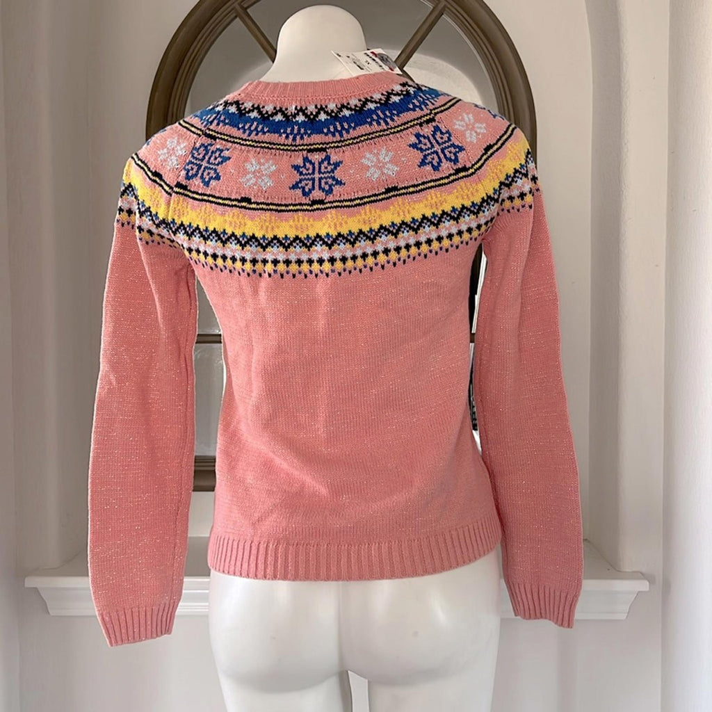 Epic Threads Little Girls Fair Isle Crewneck Sweater, Size XL New w/Tag