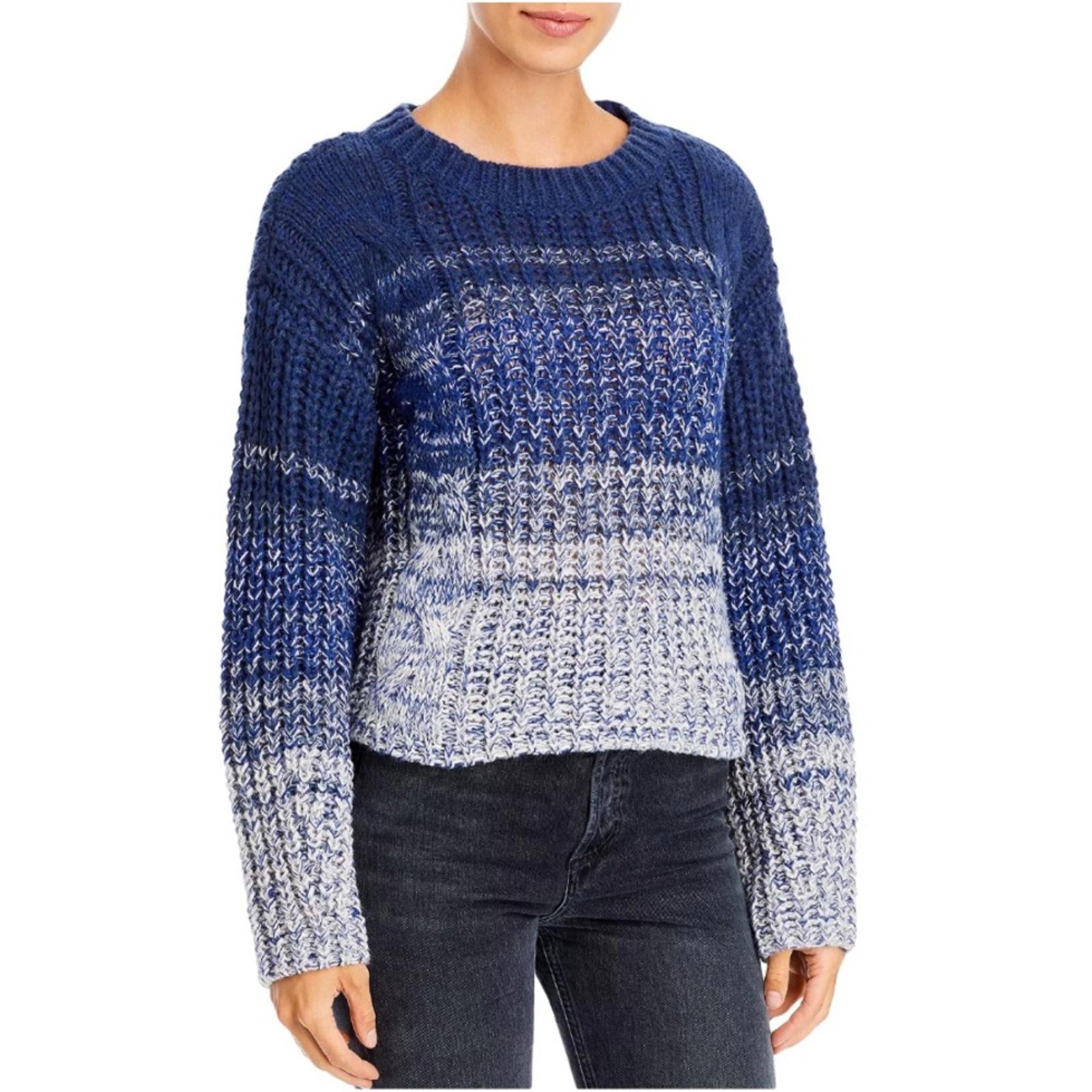 525 Ombré Crewneck Sweater in Dark Blue Multi, Size L, New w/Tag