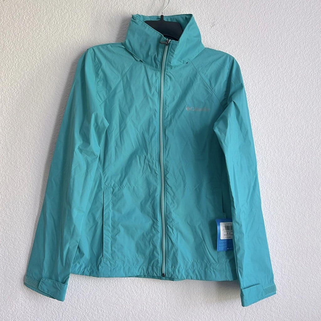 Columbia Switchback III Jacket in Electric Turquoise, NWT, Size S