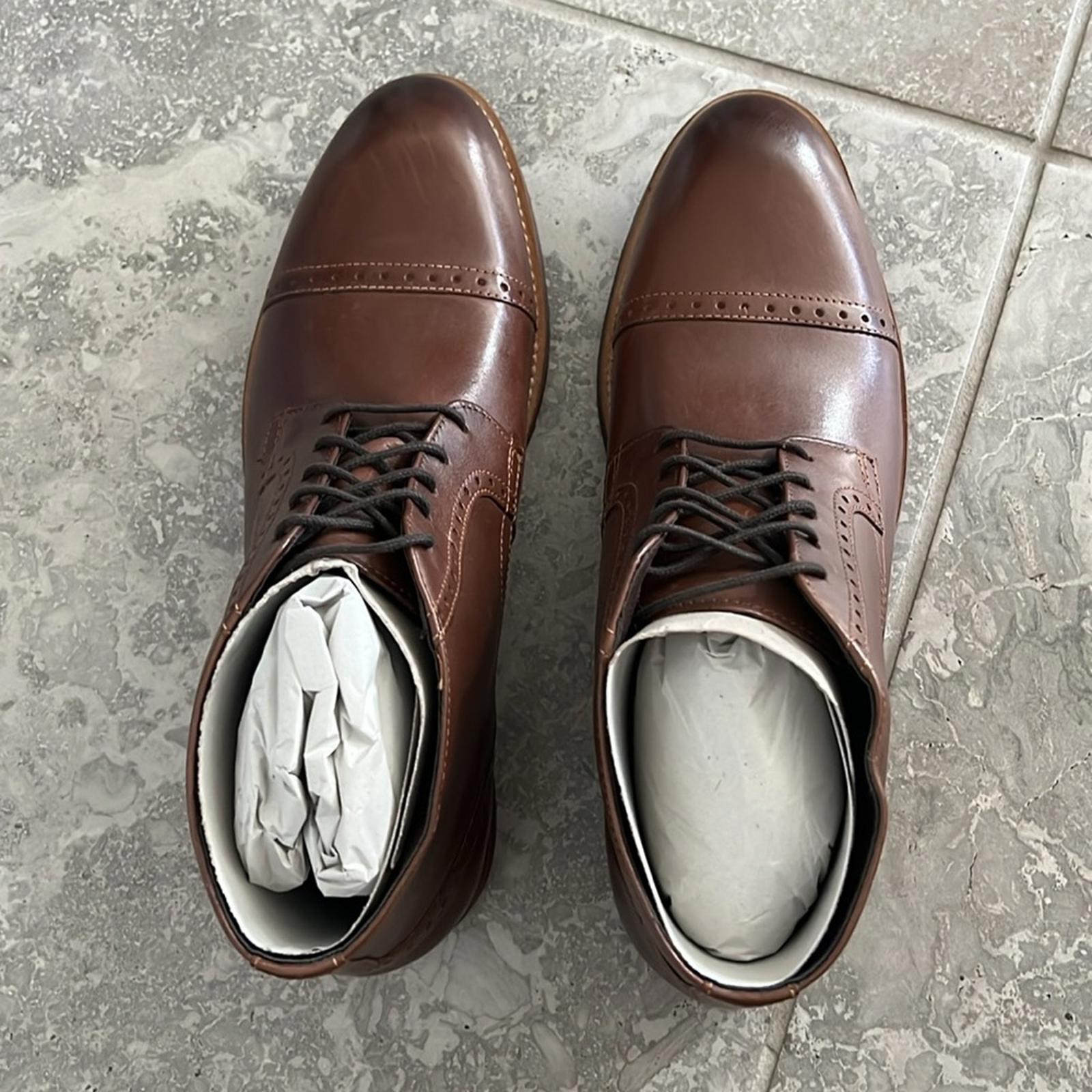 Nunn Bush Middletown Medium Cap Toe Chukka Boots in Brown, Size 10 New in Box