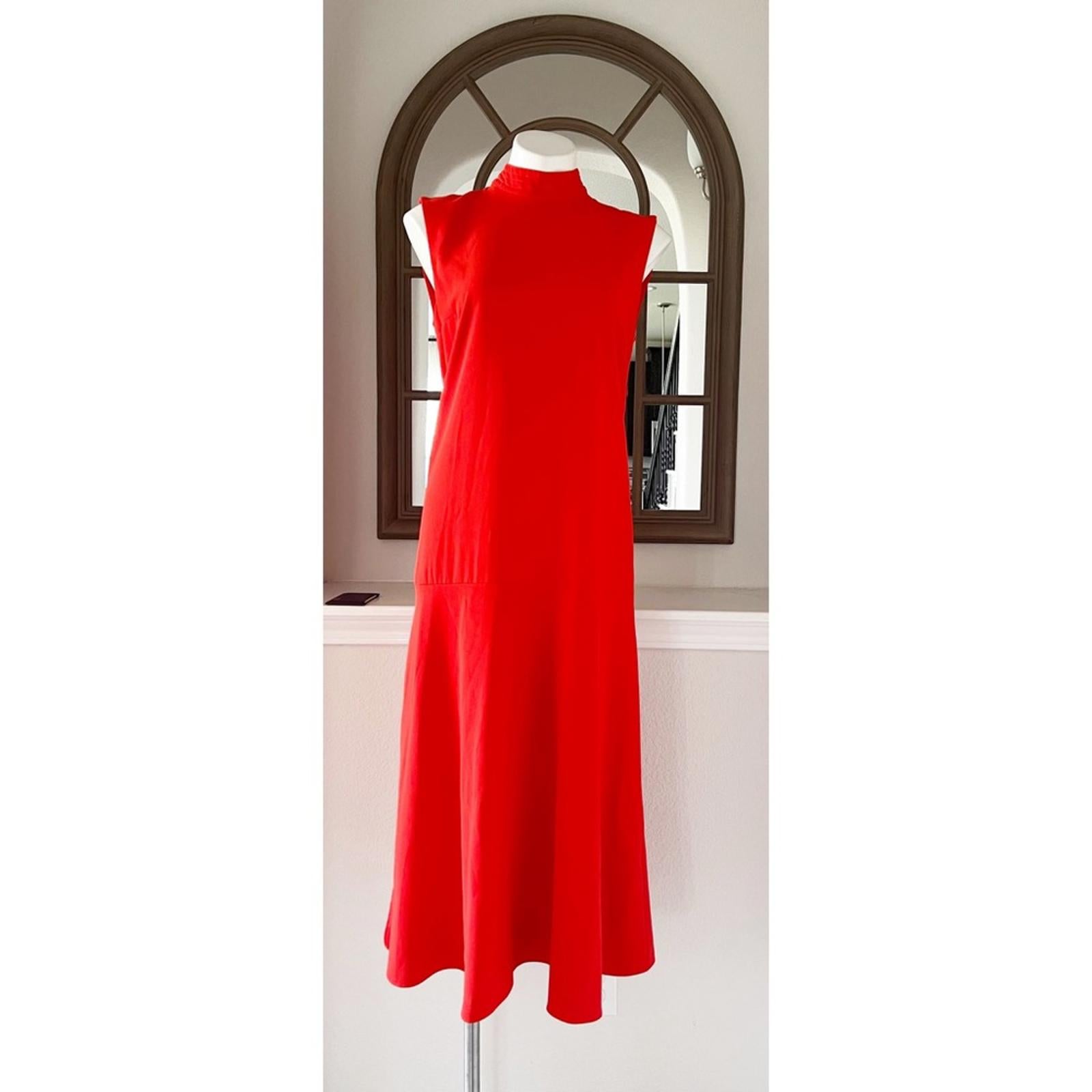 Victoria Beckham Back Tie Midi Shift Dress, Size UK12, US8 EXCELLENT!