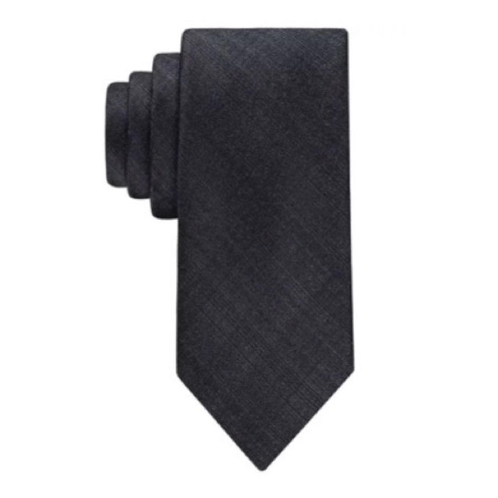 Calvin Klein Men's Canvas Solid Tie, One Size, NWT