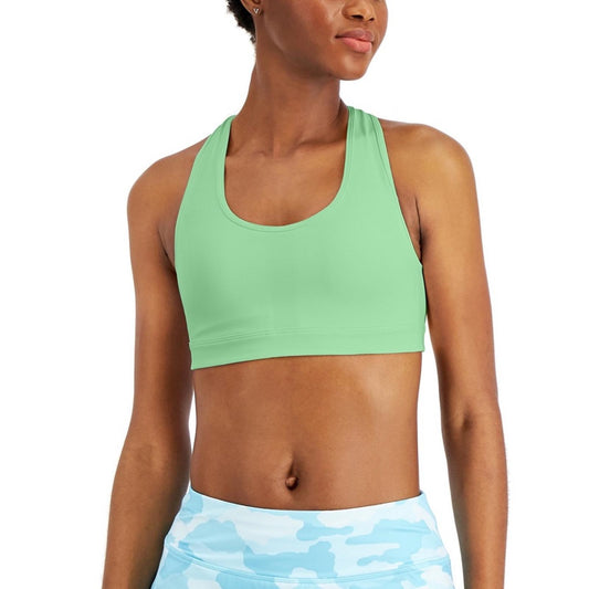 ID Ideology GREEN ASH Medium Impact Sports Bra, Size XS New w/Tag