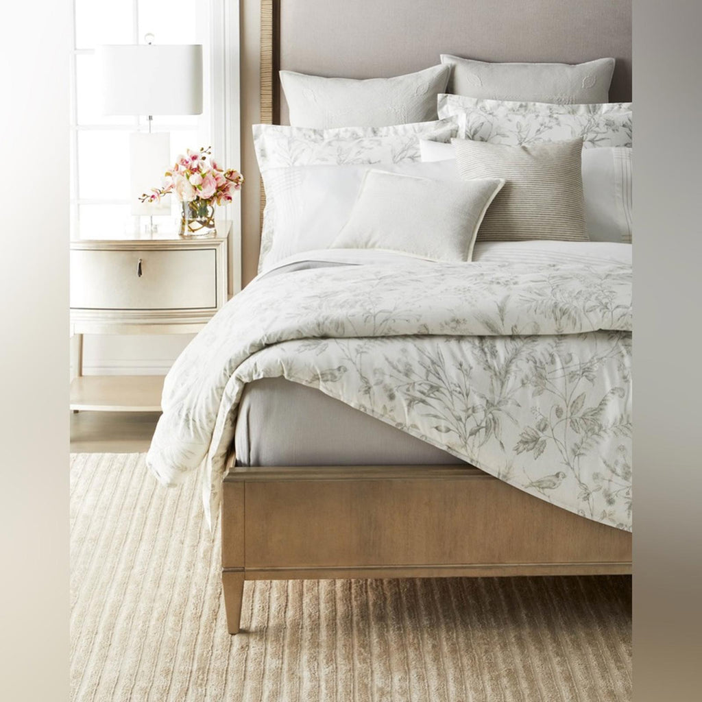 Ralph Lauren Home Pauline Euro Sham in Grey, New w/Tag $185