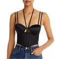 New AQUA x Maeve Reilly Halter Bustier Top, Size XS New w/Tag Retail $78